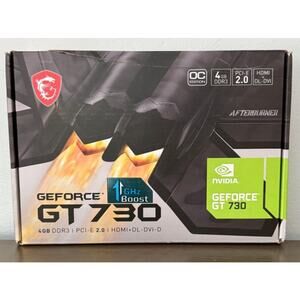 NVIDIA GeForce GT 730 4GB DDR3 Graphics Card Open Box HDMI, DVI, PCI-E 2.0